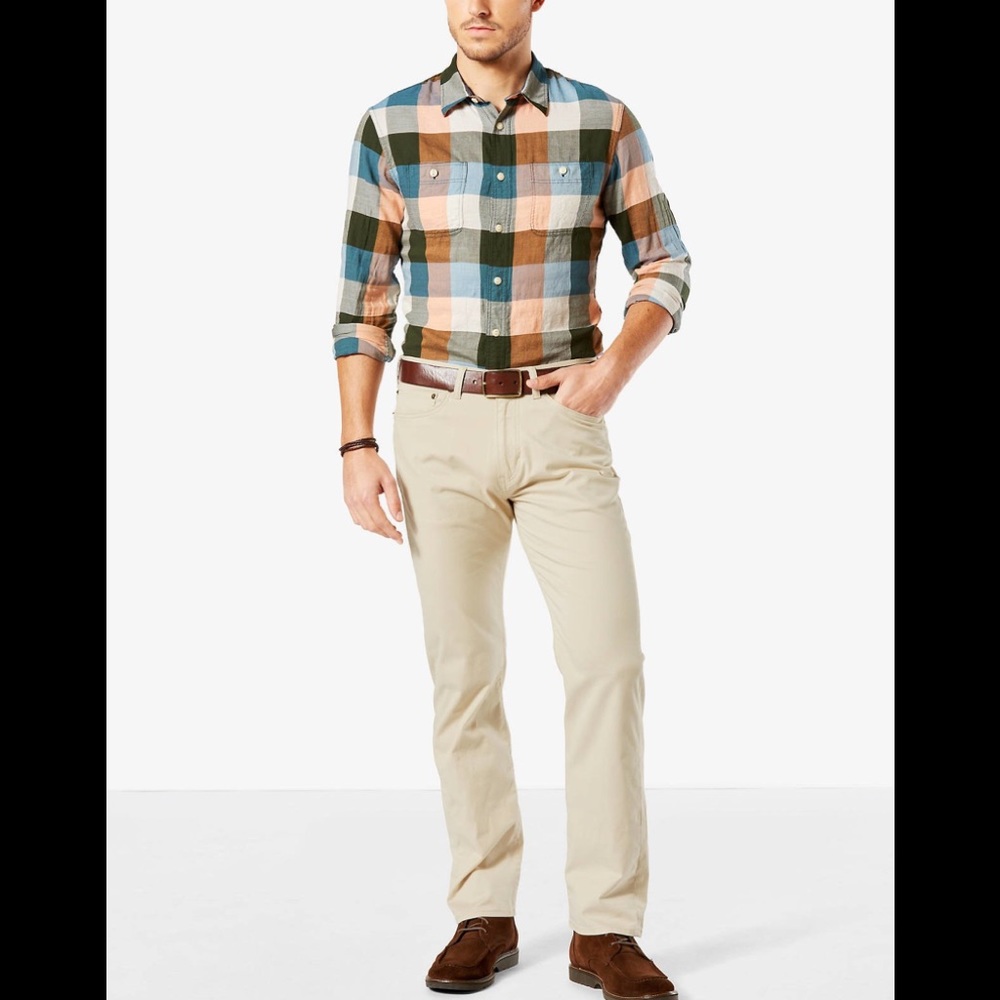 Dockers 5 Pocket Pants Straight Fit, Size 30/30